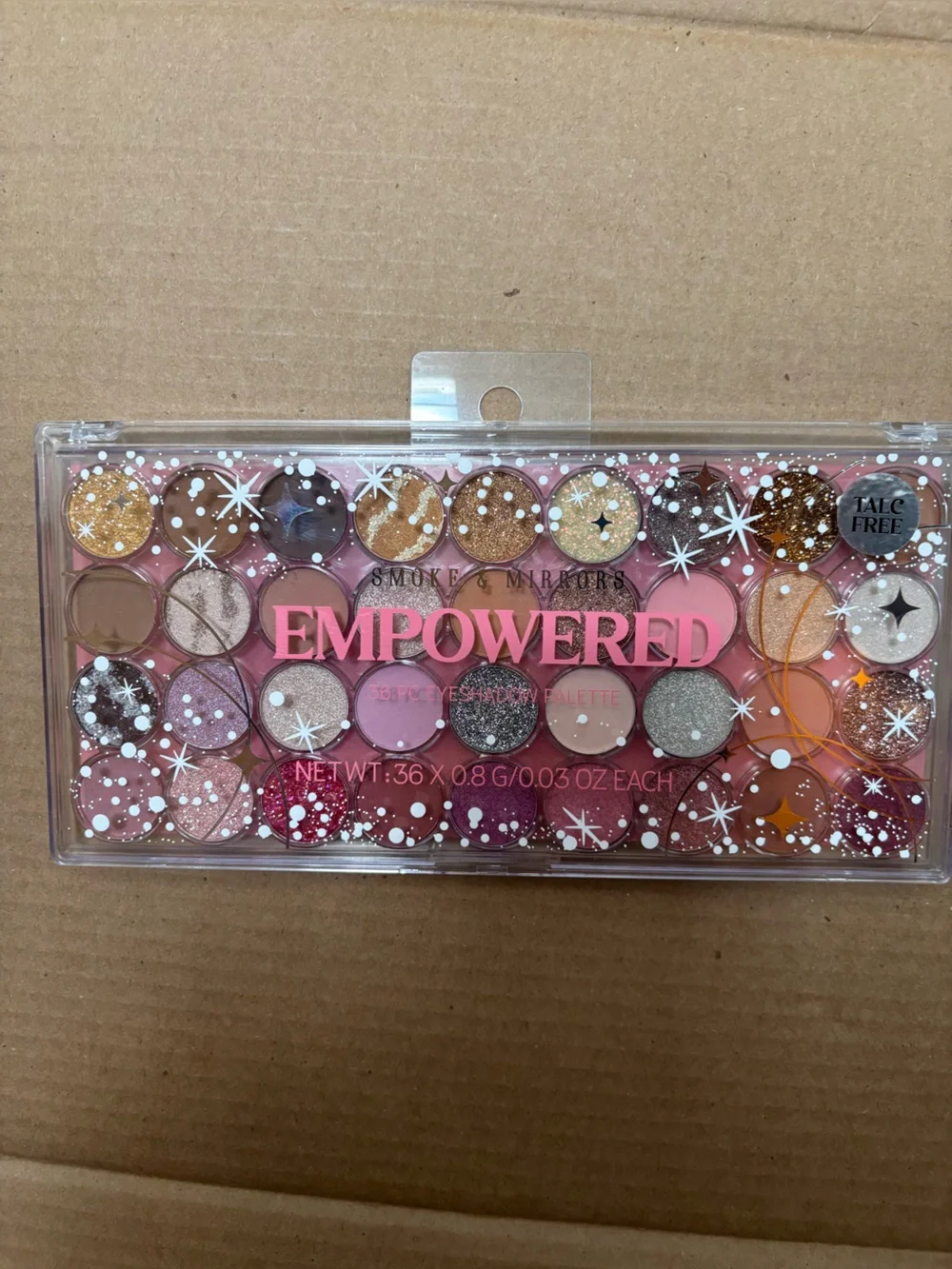 Empowered 36-Color Eyeshadow Palette - Pink & Rose Tones